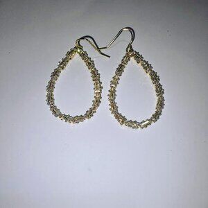 Loft Faux crystal drop earrings NWOT!!!!!!